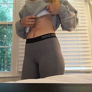 grey nike leggings